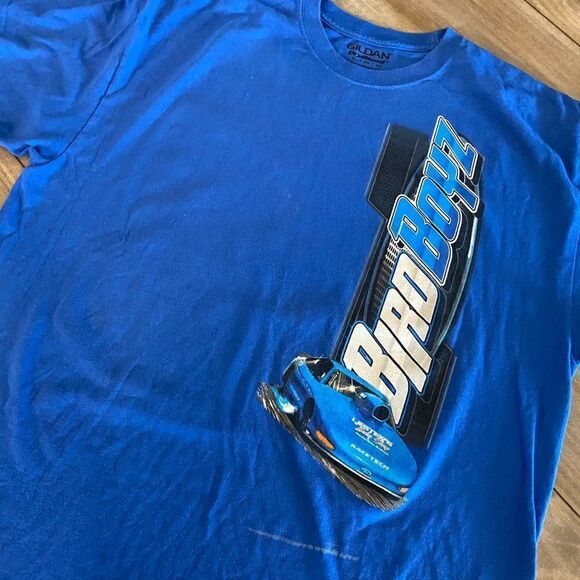 Gildan Bird Boyz Blue Athletic Shirt Men XL Bin O-30‎ - Picture 2 of 4